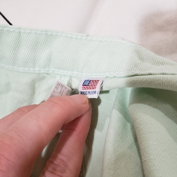 AMERICAN Apparel Denim Circle Skirt in Colour Pistachio Size Extra Small - Picture 6 of 12